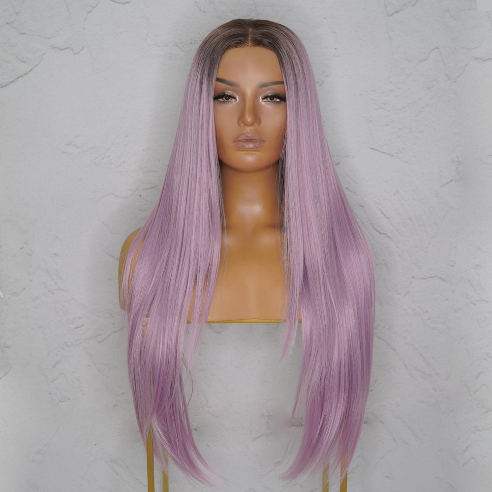 SCARLETT Ombre Purple Lace Front Wig - Milk & Honey Wigs