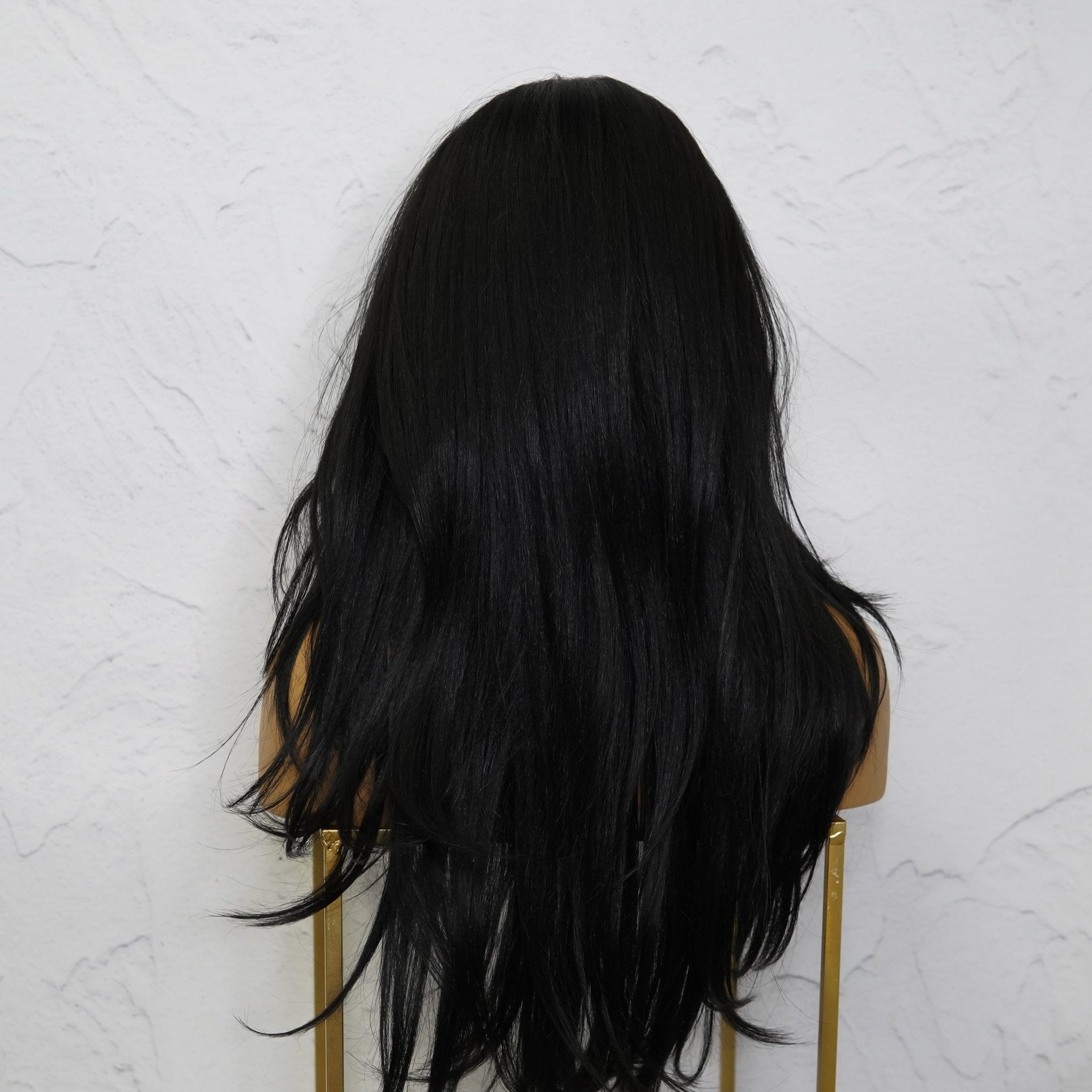 SELENE Black Lace Front Wig - Milk & Honey Wigs