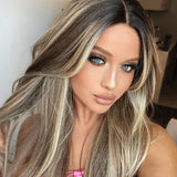SELENE Ombre Lace Front Wig - Milk & Honey