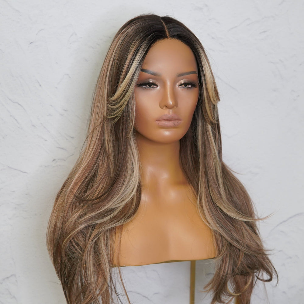 SELENE Ombre Lace Front Wig - Milk & Honey