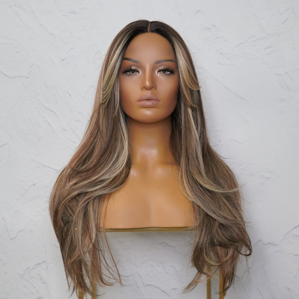 SELENE Ombre Lace Front Wig - Milk & Honey