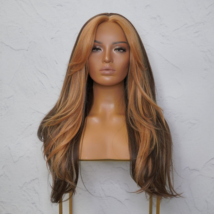 SELENE Two Tone Lace Front Wig - Milk & Honey