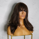SHILA Dark Brown Fringe Wig - Milk & Honey Wigs