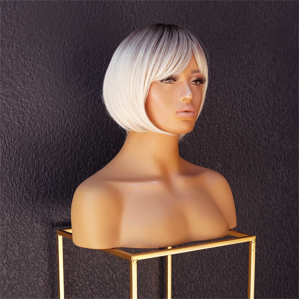 SIENNA Blonde Fringe Wig - Milk &amp; Honey Wigs