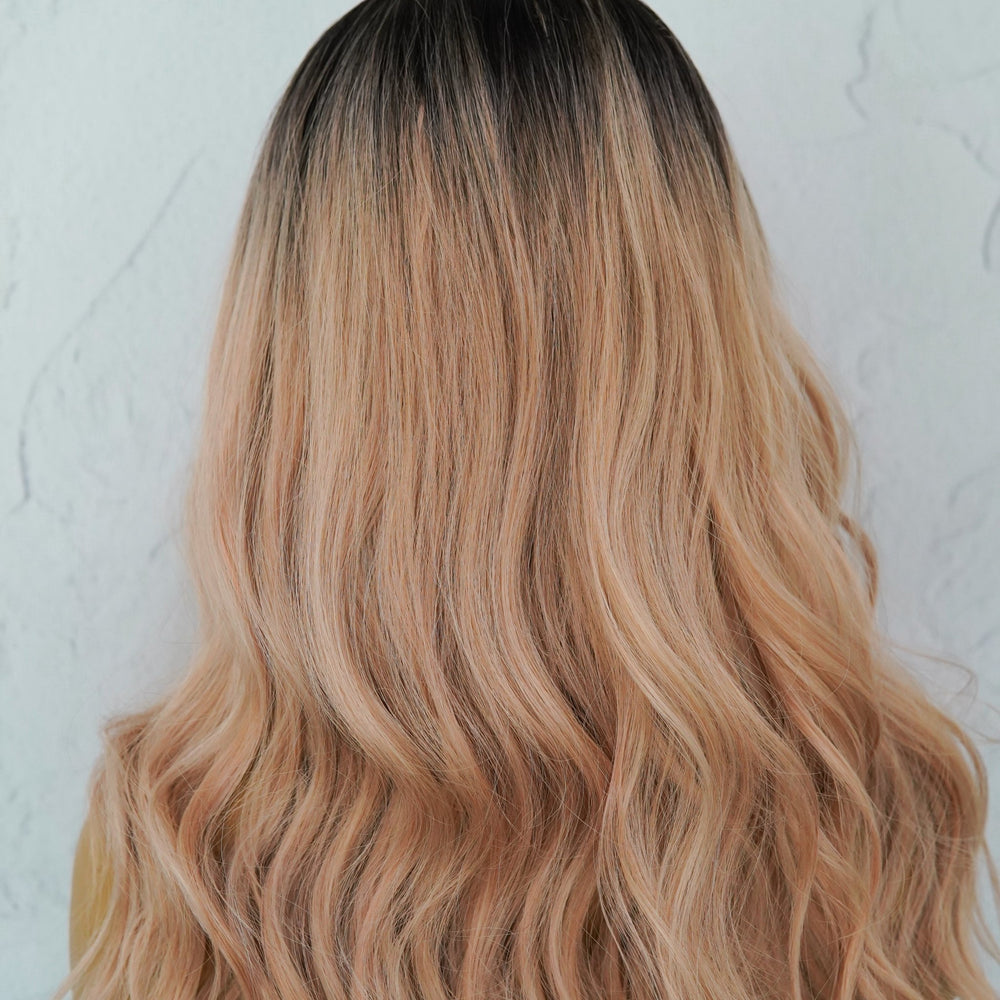 SIERA Ombre Dusty Pink Lace Front Wig - Milk & Honey