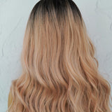 SIERA Ombre Dusty Pink Lace Front Wig - Milk & Honey