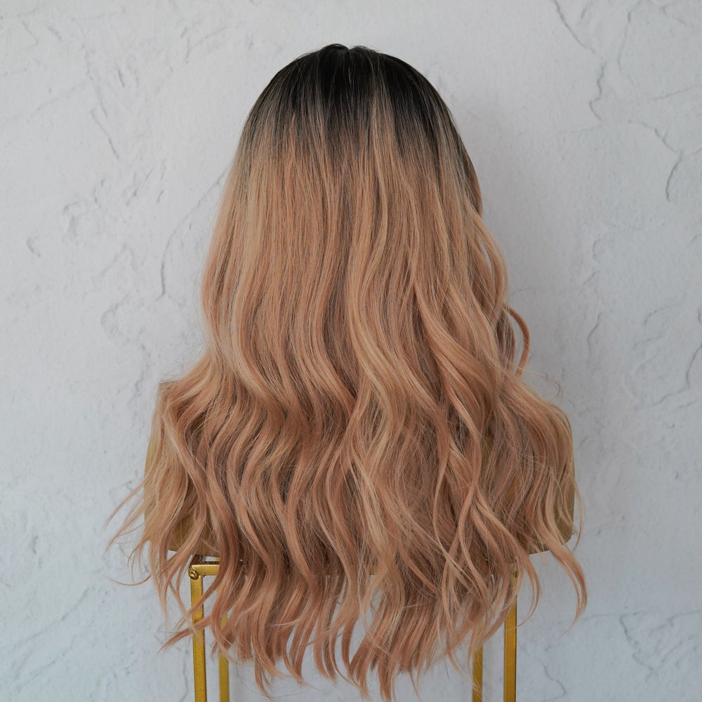 SIERA Ombre Dusty Pink Lace Front Wig - Milk & Honey