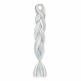 SILVER GLITTER BRAID HAIR 24" - Milk & Honey