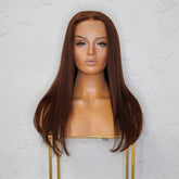 SOPHIE Brown Human Hair Lace Front Wig - Milk & Honey Wigs
