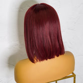 SPICE Red Human Hair Lace Front Wig - Milk & Honey Wigs