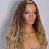 ST TROPEZ Ombre Blonde Human Hair U Part Wig - Milk & Honey Wigs