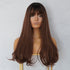 STACEY Brown Ombre Fringe Wig - Milk & Honey Wigs
