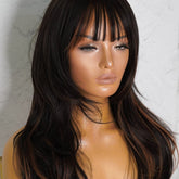 STEFANIE Black Fringe Wig - Milk & Honey Wigs