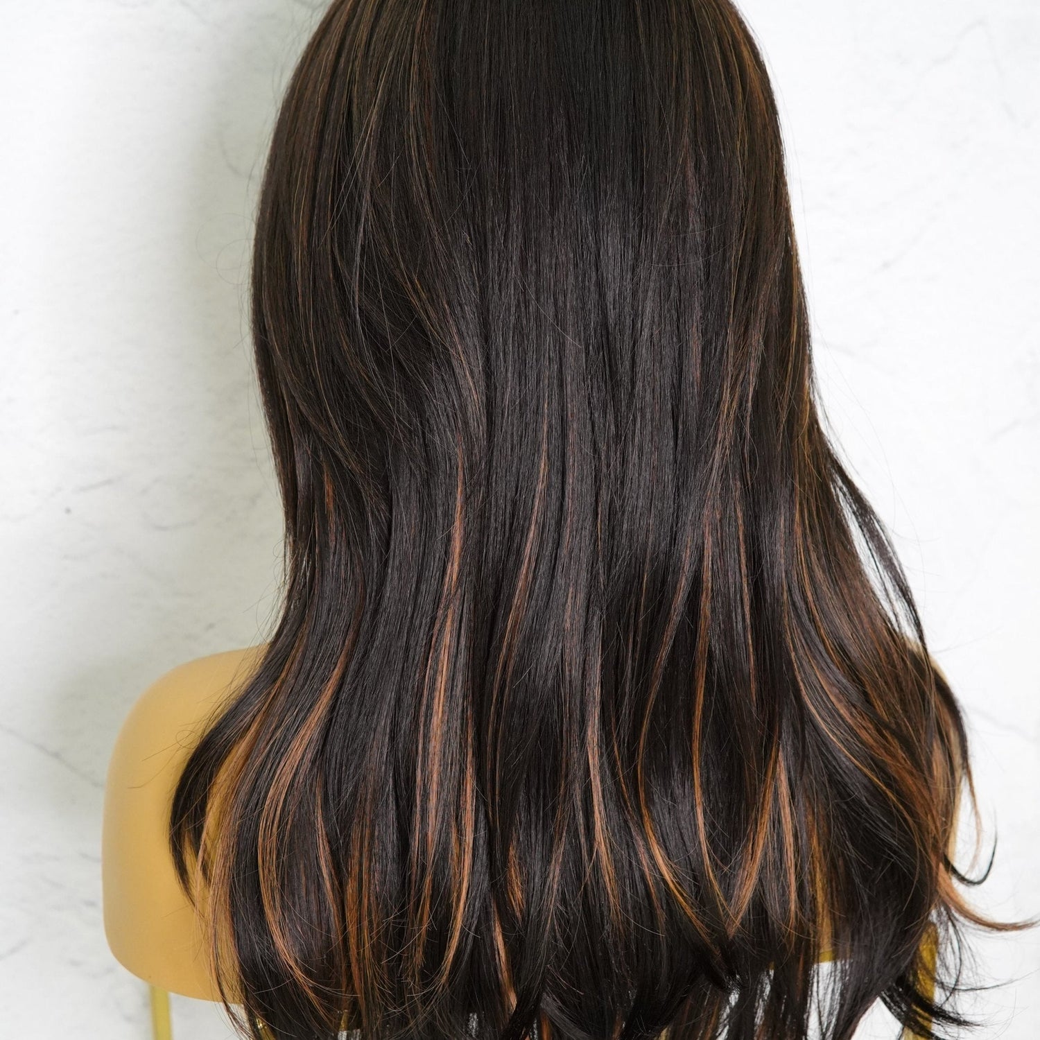 STEFANIE Black Fringe Wig - Milk &amp; Honey Wigs