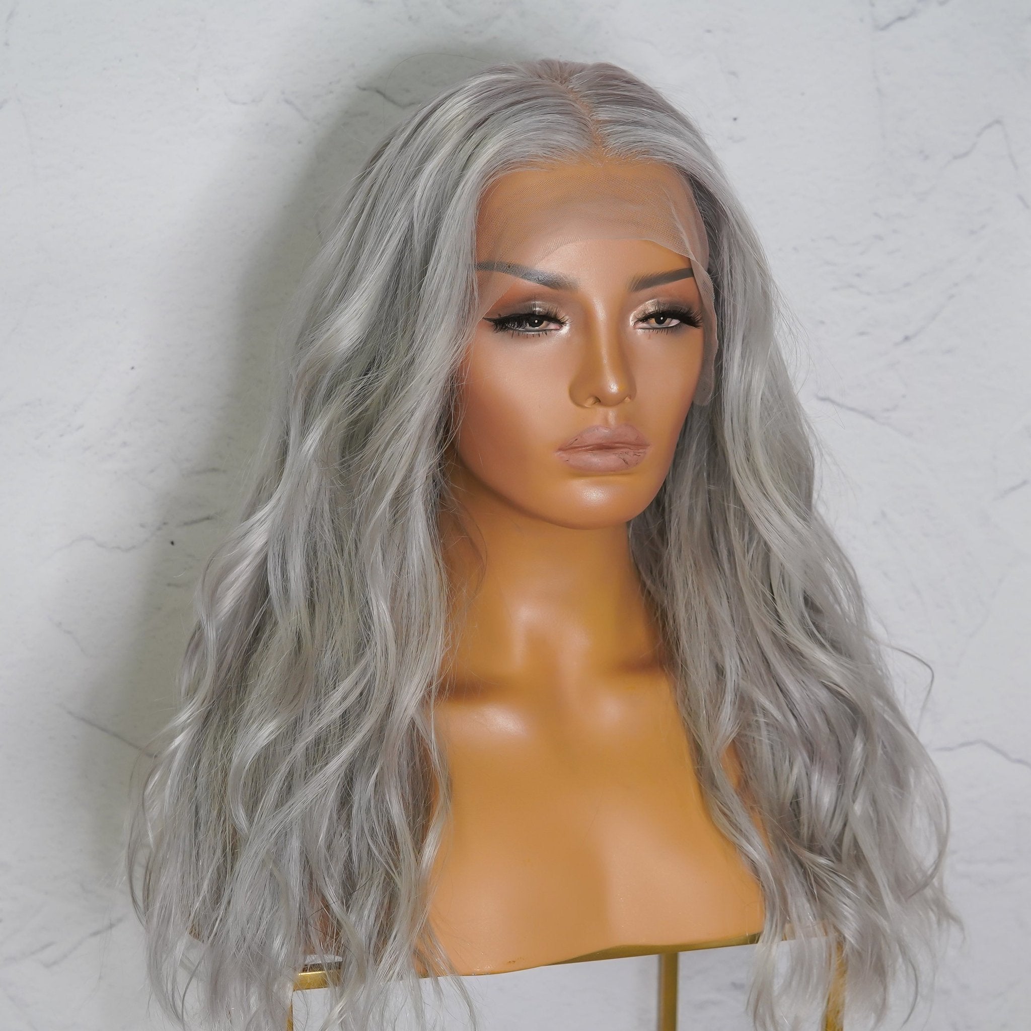 STORM Human Hair Lace Front Wig - Milk &amp; Honey Wigs