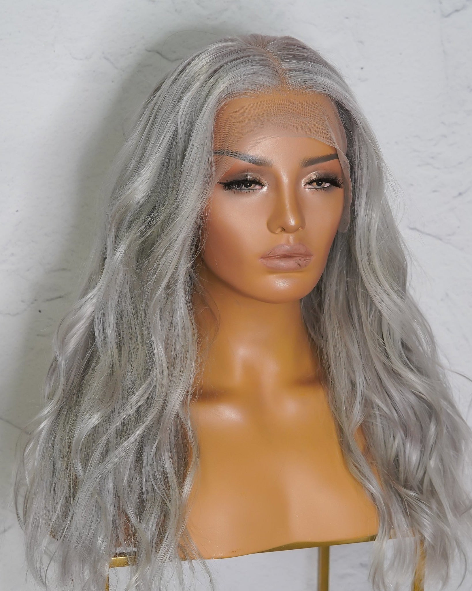 STORM Human Hair Lace Front Wig ** READY TO SHIP ** - Milk & Honey