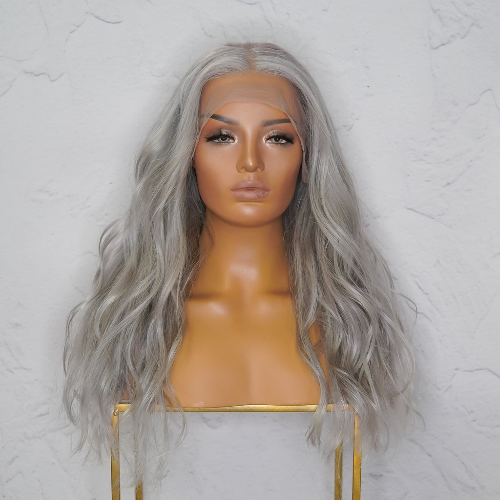 STORM Human Hair Lace Front Wig ** READY TO SHIP ** - Milk & Honey