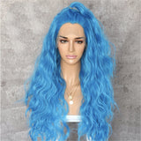 Stuntin' Blue Wavy 24" Lace Front Wig - Milk & Honey
