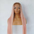 SUGAR Pink Human Hair Lace Front Wig - Milk & Honey Wigs