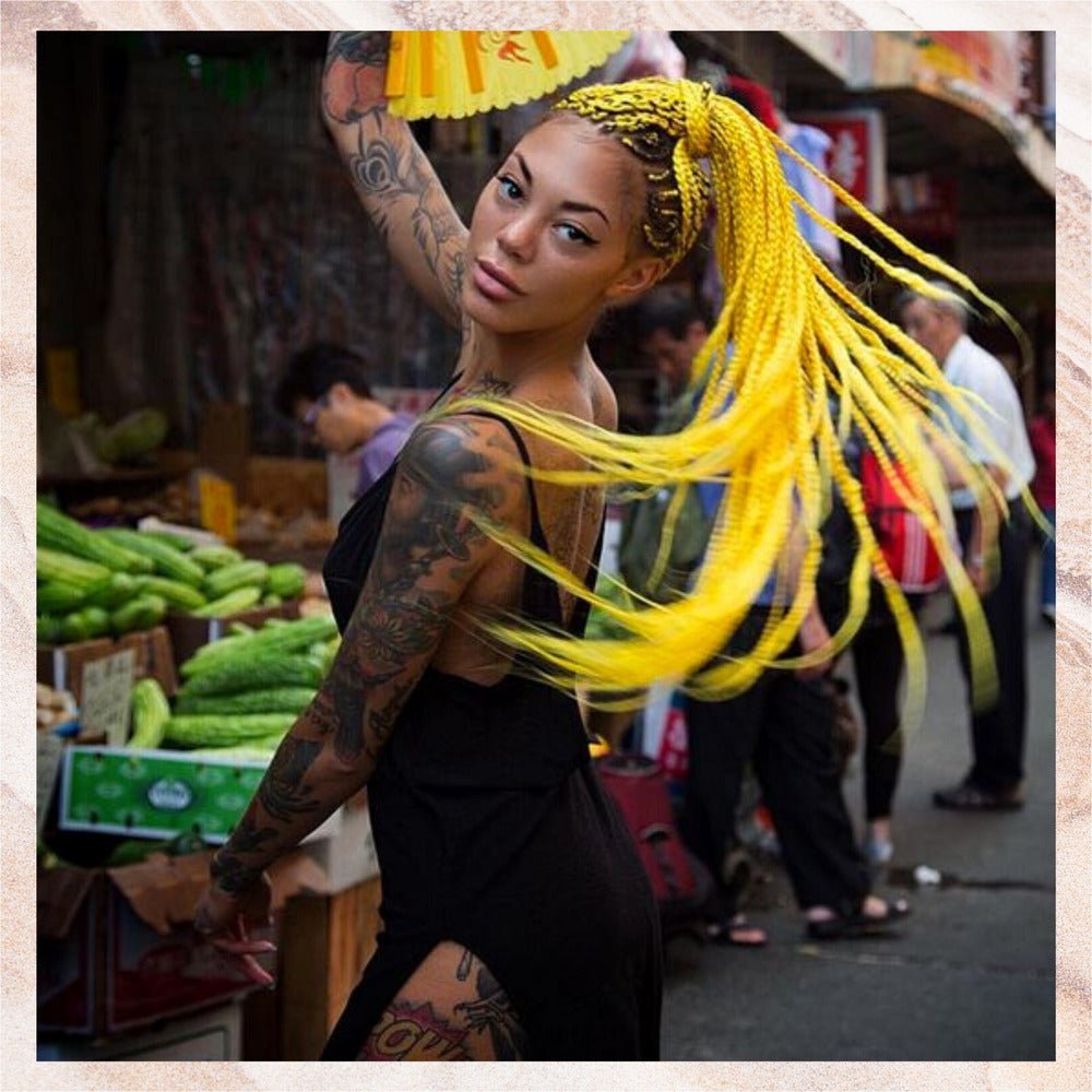 SUNSHINE YELLOW 41&quot; - Milk &amp; Honey Wigs