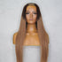 SUZY Ombre Brown Human Hair U Part Wig - Milk & Honey Wigs