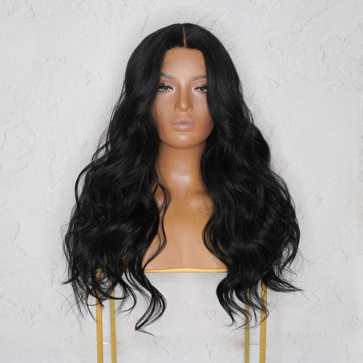 TABITHA Black Lace Front Wig - Milk & Honey