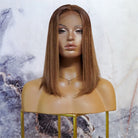 TAMARA BROWN 16" Human Hair Lace Front Wig - Milk & Honey Wigs