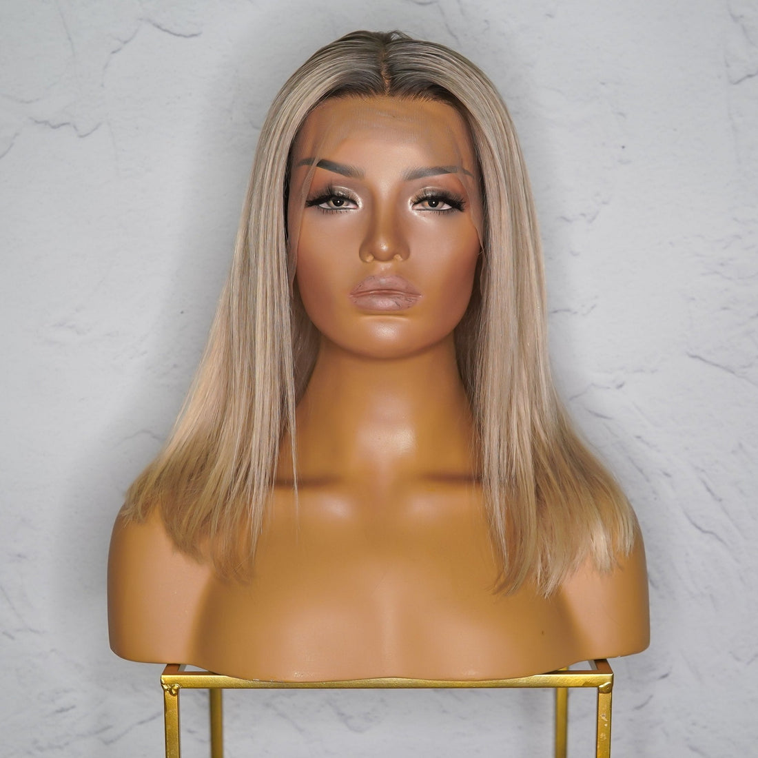 TAMMY Blonde Human Hair Lace Front Wig - Milk &amp; Honey Wigs