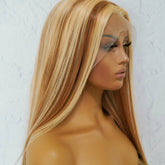 TEANNE Human Hair Lace Front Wig - Milk & Honey Wigs