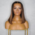 TIARNA Brown Human Hair Lace Front Wig - Milk & Honey Wigs