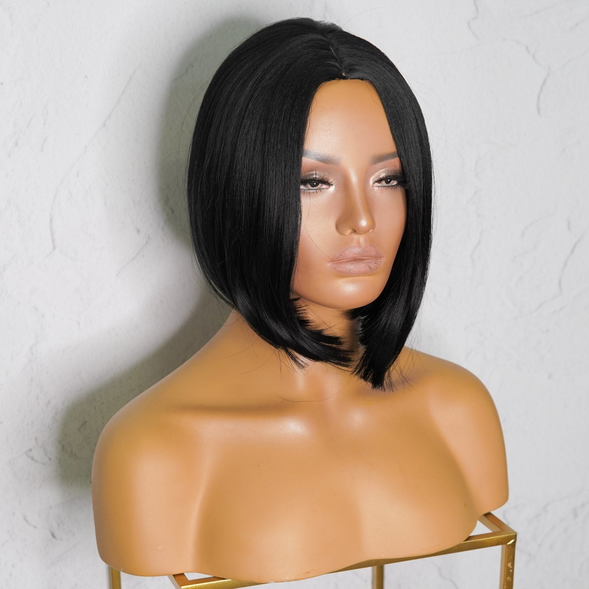 TILLY Black Cap Wig ** SAMPLE - Milk & Honey Wigs