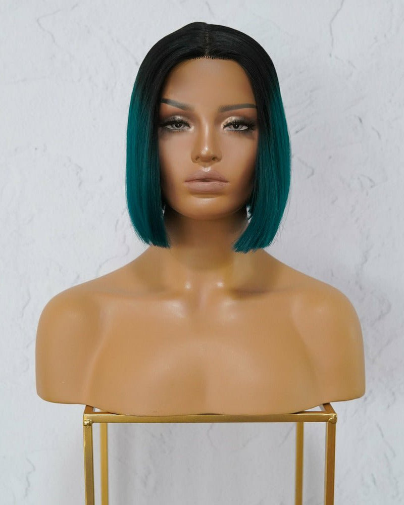 TILLY Ombre Emerald Lace Front Wig - Milk & Honey