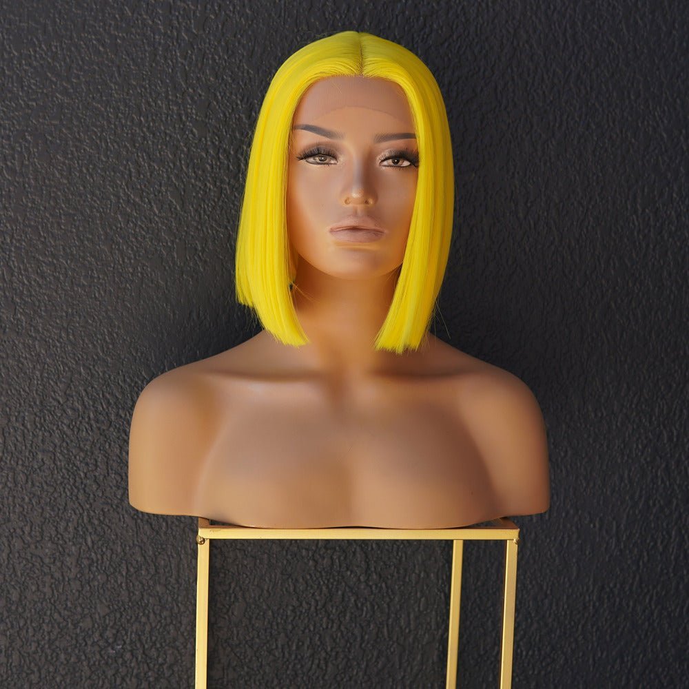 TILLY Yellow Lace Front Wig - Milk &amp; Honey Wigs