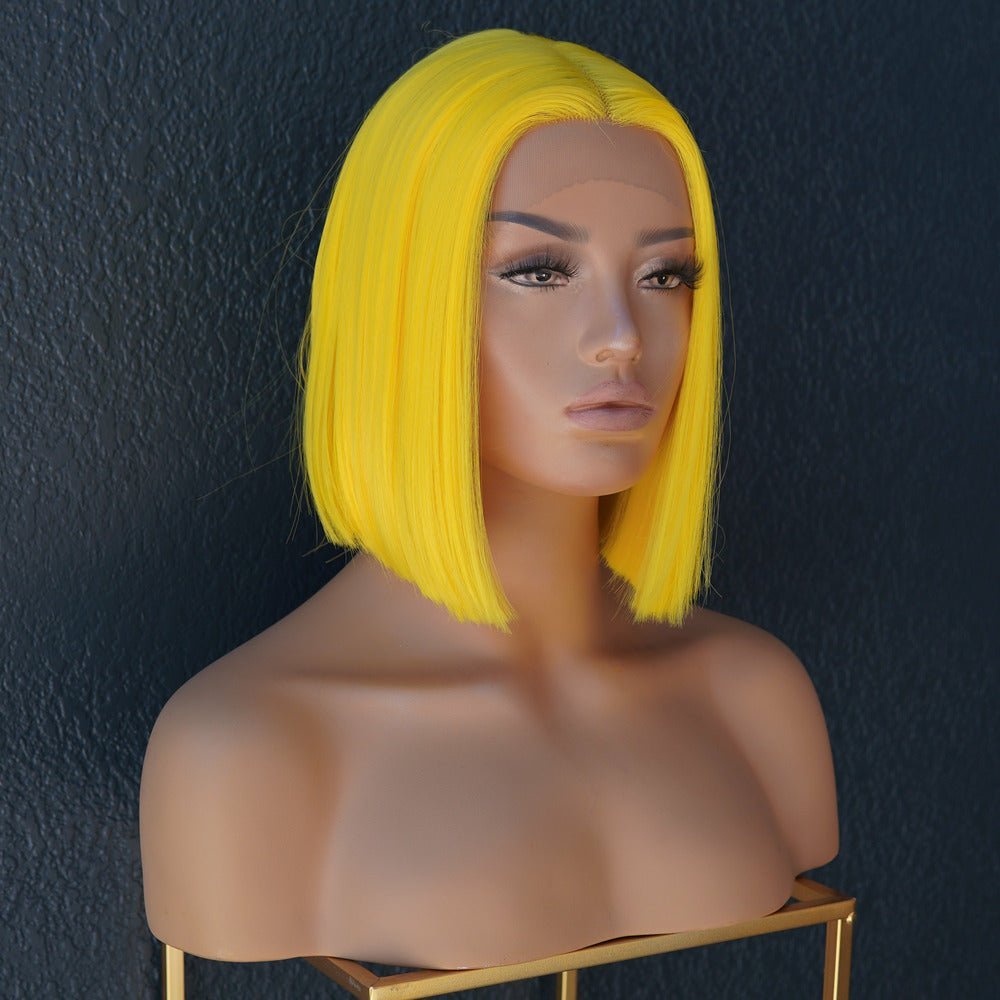 TILLY Yellow Lace Front Wig - Milk &amp; Honey Wigs