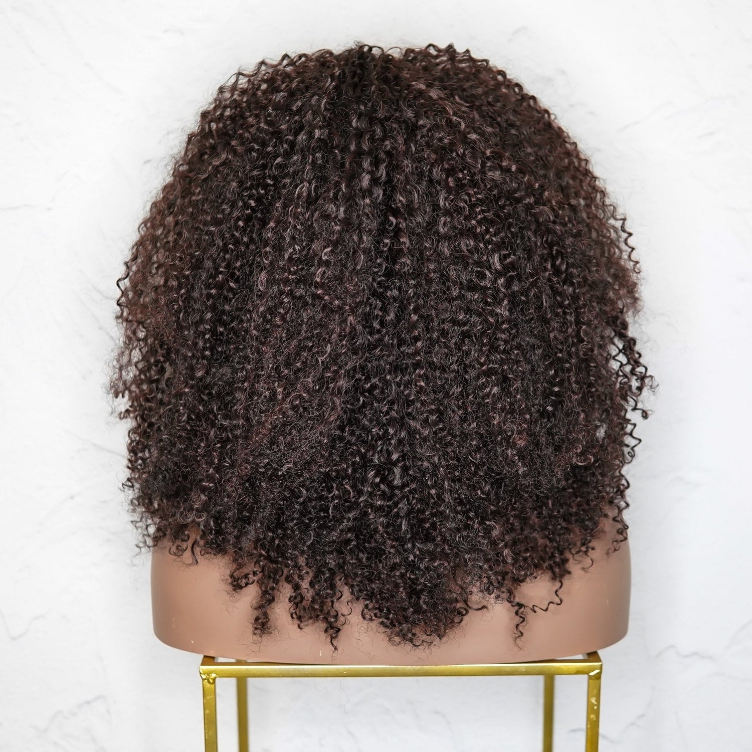 TYRA Dark Brown Afro Curl Wig - Milk &amp; Honey Wigs