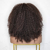 TYRA Dark Brown Afro Curl Wig - Milk & Honey Wigs