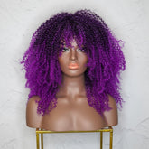 TYRA Purple Afro Curl Wig - Milk & Honey Wigs
