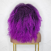 TYRA Purple Afro Curl Wig - Milk & Honey Wigs