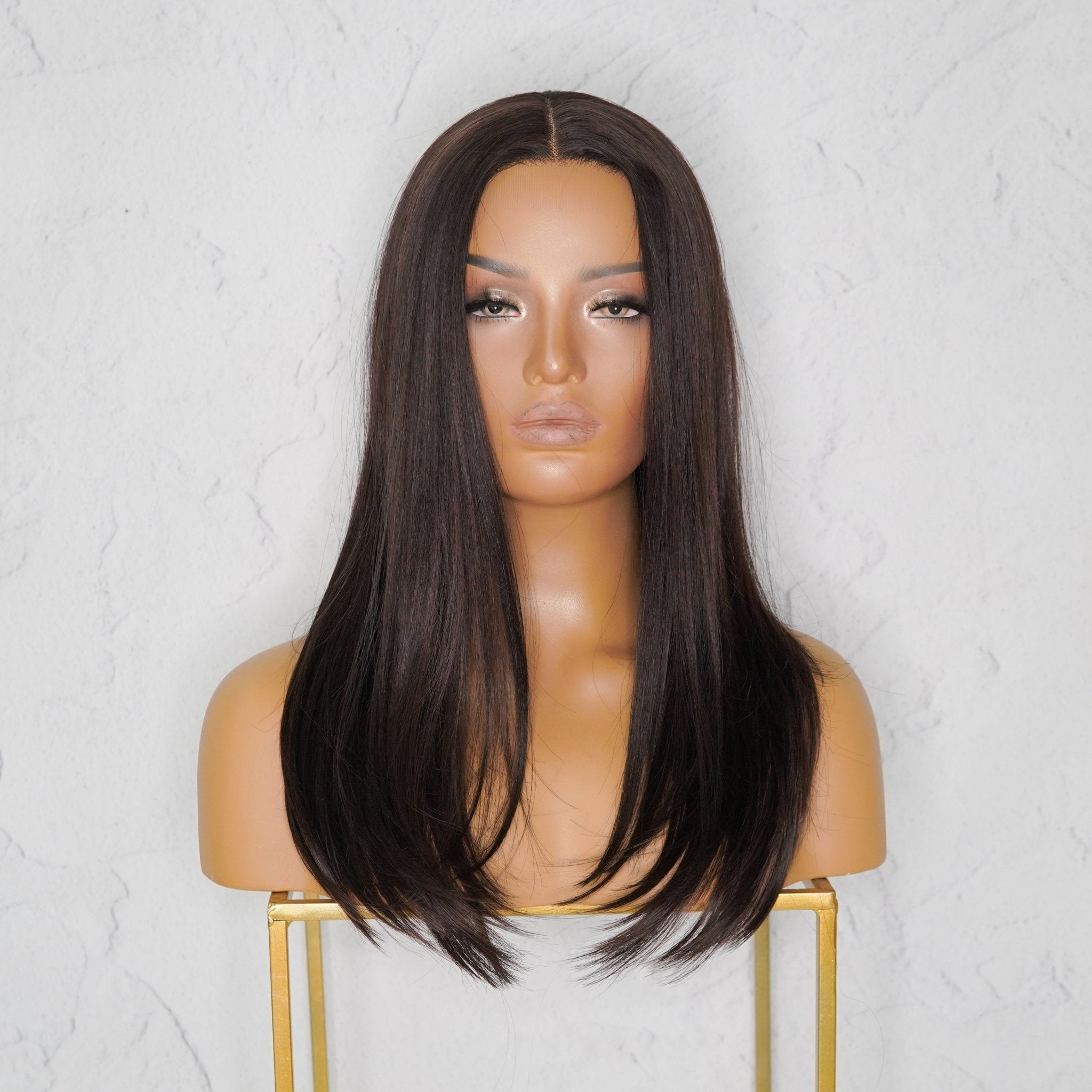 VALERIE Chocolate Lace Front Wig - Milk &amp; Honey Wigs