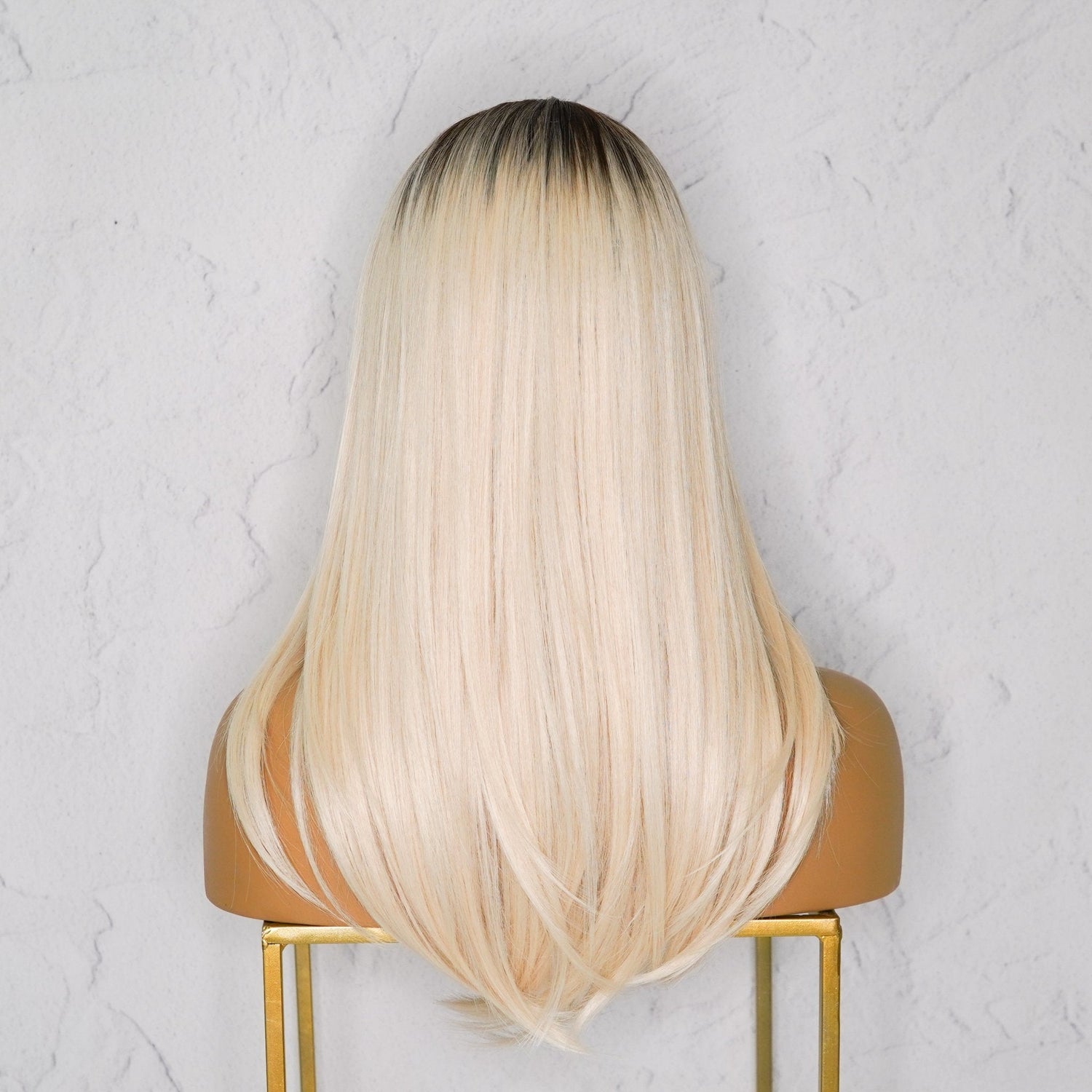 VALERIE Ombre Platinum Lace Front Wig - Milk &amp; Honey Wigs