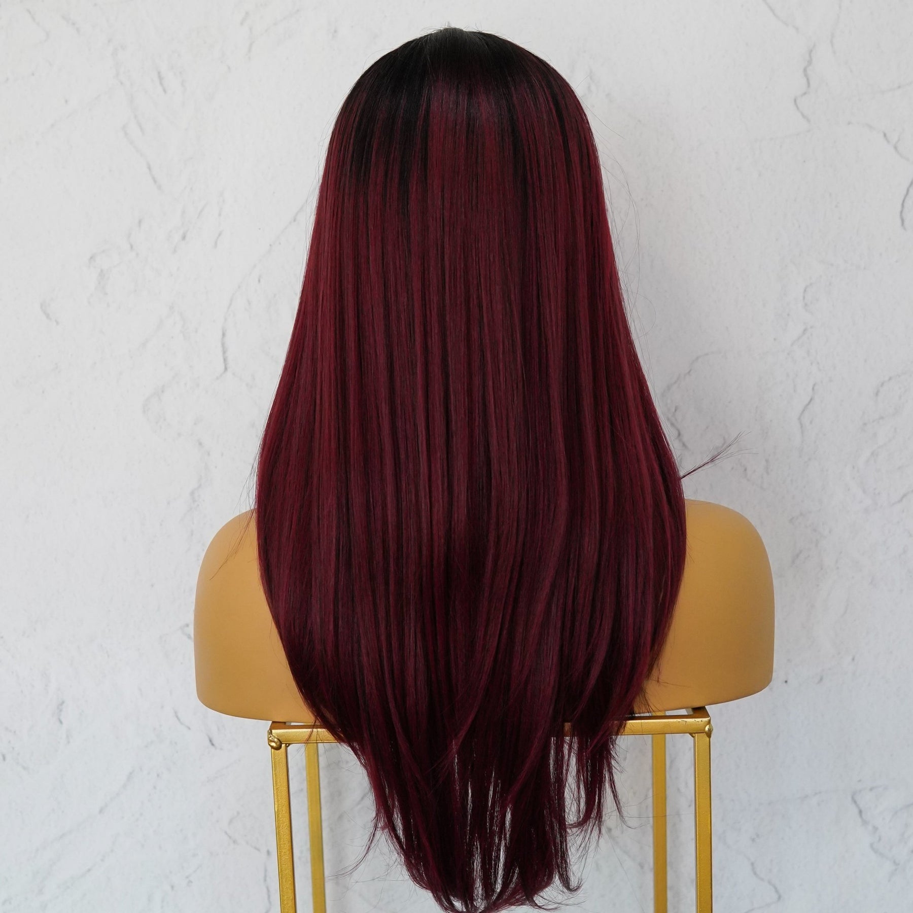 VANESSA Burgundy Lace Front Wig - Milk & Honey