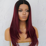 VANESSA Burgundy Lace Front Wig - Milk & Honey