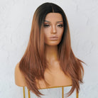 VANESSA Ombre Brown Lace Front Wig - Milk & Honey Wigs