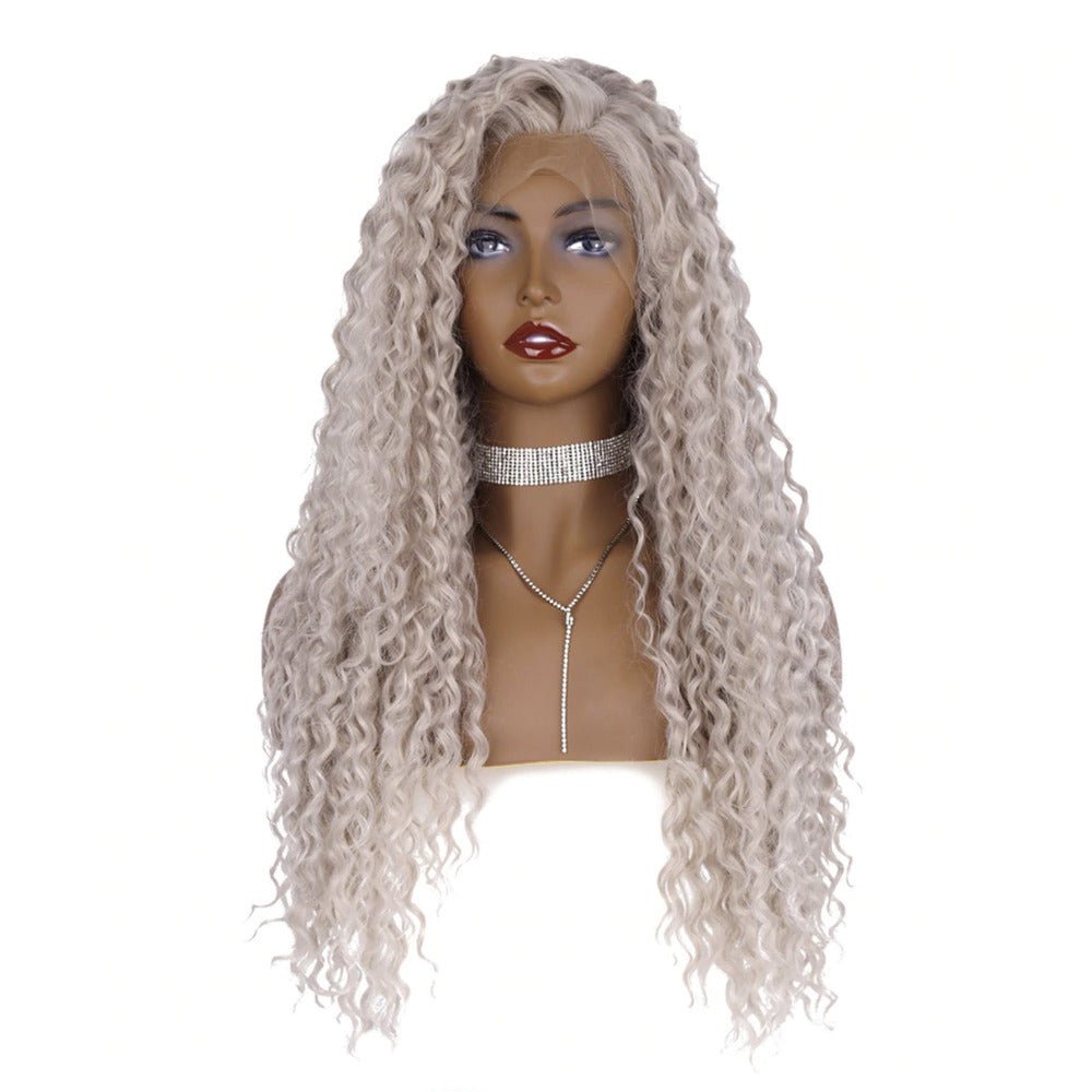 Vanilla Blonde Curly 26 Lace Front Wig