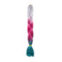 WHITE, PINK,TEAL GLITTER BRAID HAIR 24" - Milk & Honey Wigs
