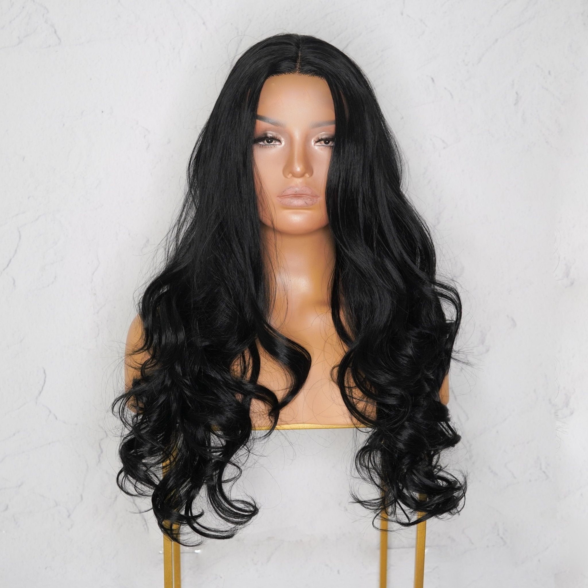 WHITNEY Black Lace Front Wig - Milk & Honey Wigs
