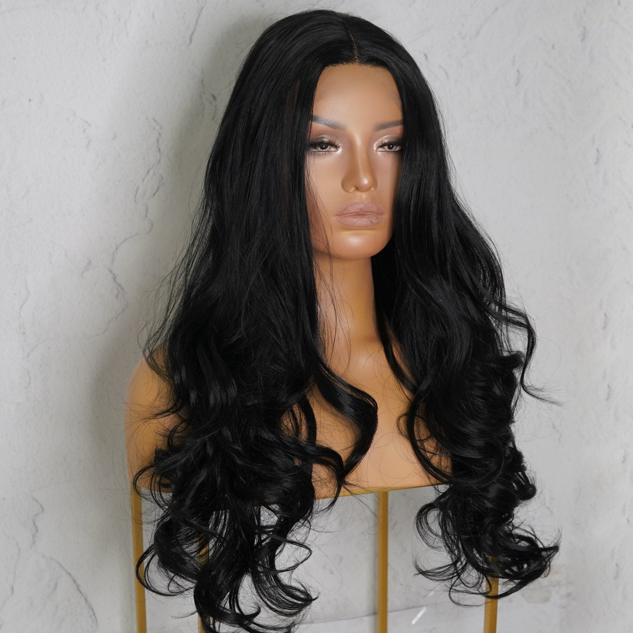 WHITNEY Black Lace Front Wig - Milk & Honey Wigs