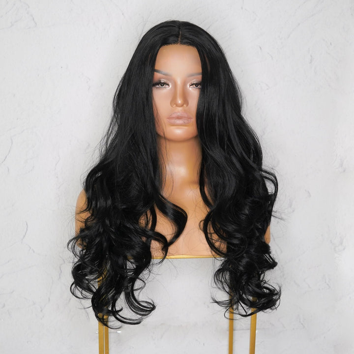 WHITNEY Black Lace Front Wig - Milk & Honey