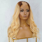 WILLOW Ombre Blonde Human Hair U Part Wig - Milk & Honey Wigs