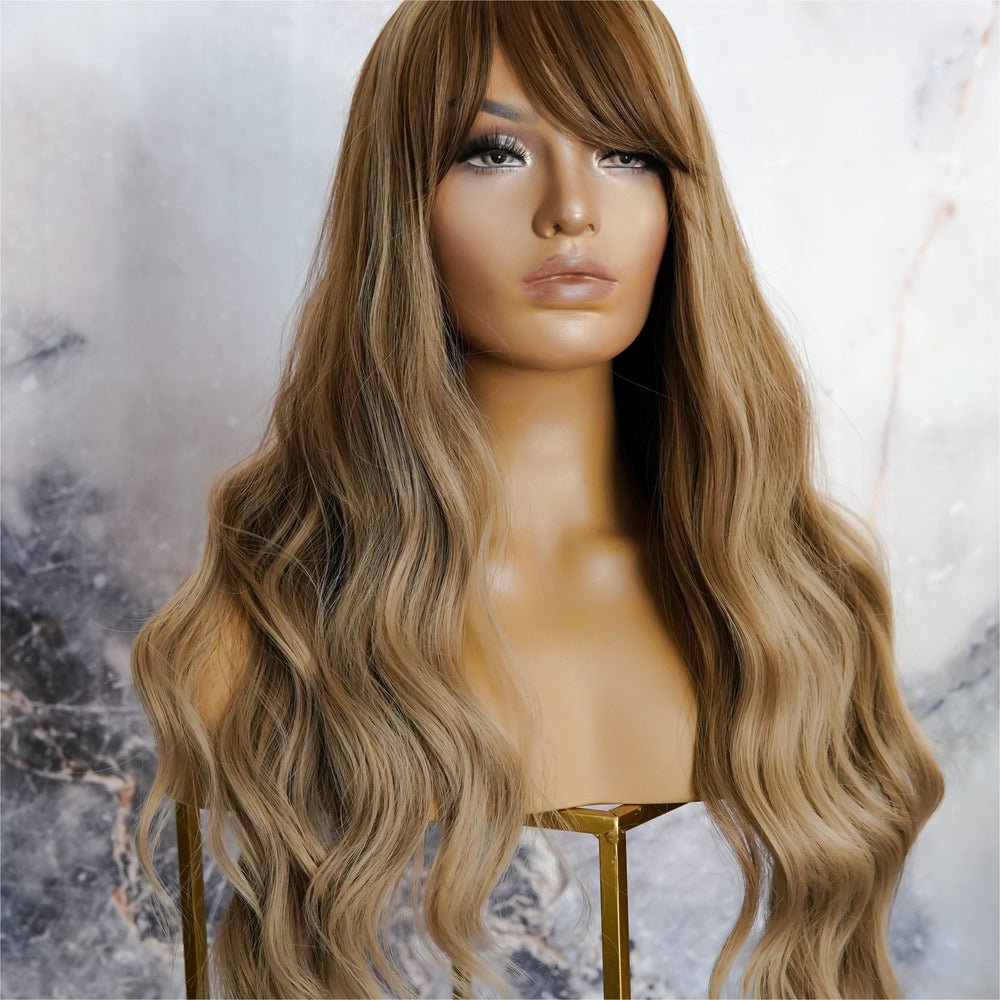 YASMIN Brown Ombre Fringe Wig - Milk & Honey